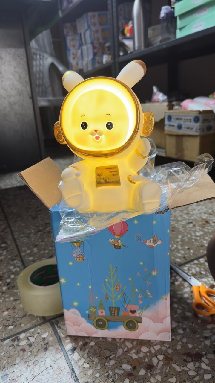 Night Light Desktop Decoration Piggy Bank (Pack of 1) (Random Design)